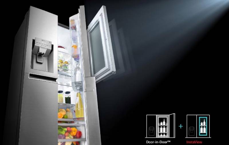 یخچال فریزر الجی X267 با طراحی دور این دور و اینستاویو 